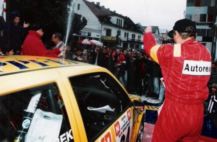 Jacek Sikora i Marek Kaczmarek - Fiat Cinquecento Sporting.